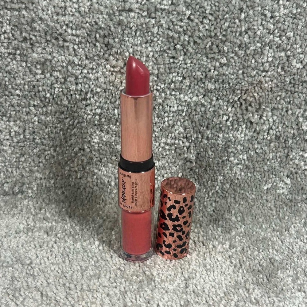 Tarte Maneater Lipstick & Lip Gloss‎ Moody Rose Leopard Dual Ended